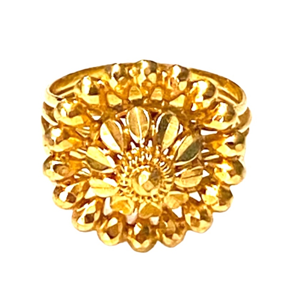 22k Solid Gold Ring 916 - image 1
